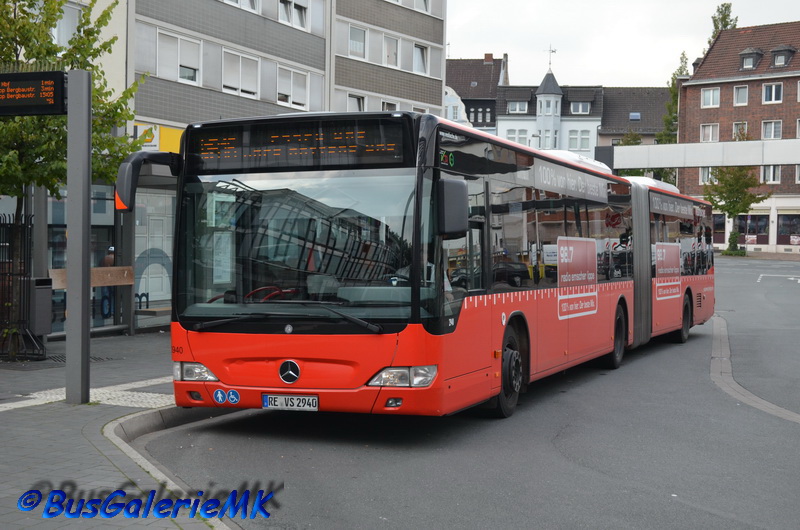 Wagen 2940 trägt eine Radio Werbung in Bottrop